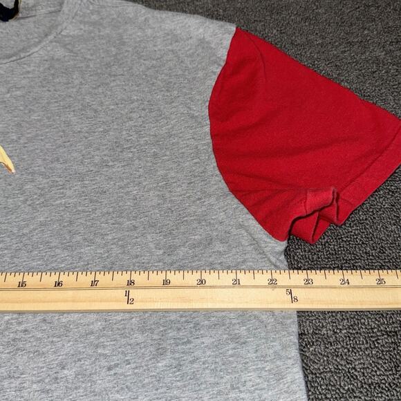 Polo Ralph Lauren Polo Bear T-Shirt Men’s L Gray Colorblock Sleeves Classic Fit - Picture 7 of 7